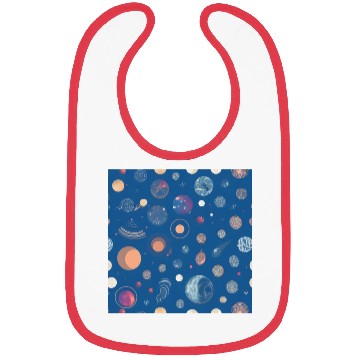 Discover Galaxy nebula art Bibs