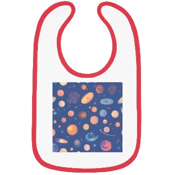 Discover Galaxy nebula art Bibs