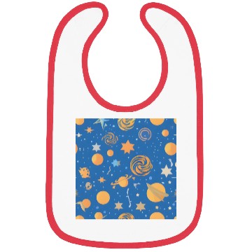 Discover Galaxy nebula art Bibs