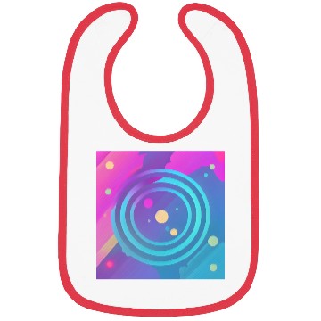 Discover Galaxy nebula art Bibs