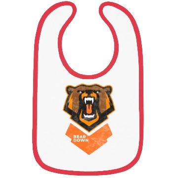 Discover Fierce Modern Bear Down Party Tailgate Sunday Bibs