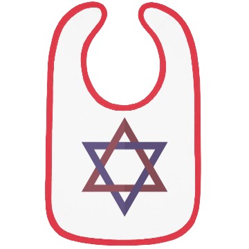 Discover Star Of David Bibs