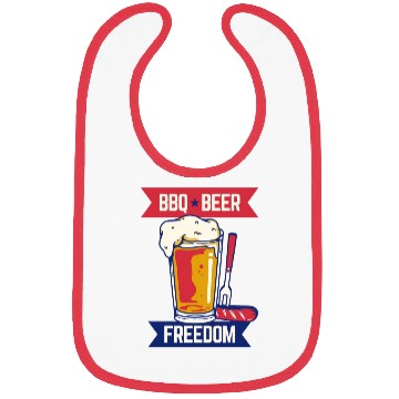 Discover Bbq Beer Freedom Beer Lover Bibs