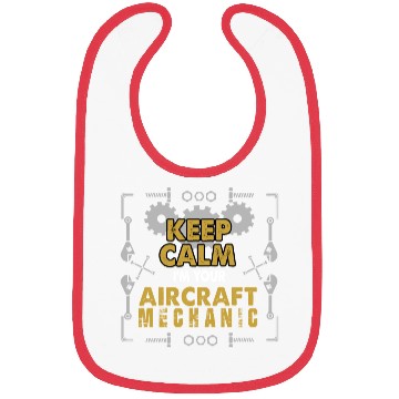 Discover KEEP CLAM AIRCRAFT MECHANIC Bibs
