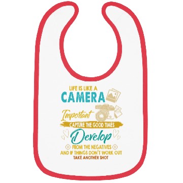 Discover Photography Lover Life Is Like A Camera Bibs