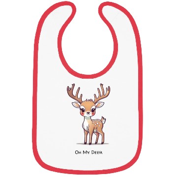 Discover Cute Oh My Deer Design Bibs