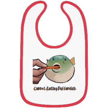 Discover Carrot Eating Pufferfish Meme Bibs