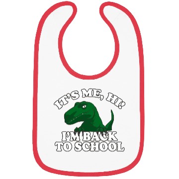 Discover Back to school dinosaur Bibs