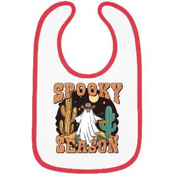 Discover Spooky Season Western Ghost Halloween Bibs