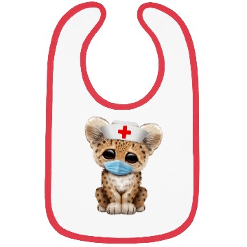 Discover Cute Leopard Cub Nurse Bibs