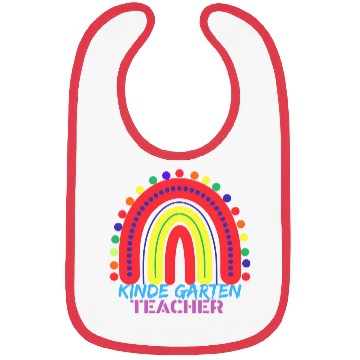 Discover Kindergarten Teacher Bibs,Rainbow Teacher Bibs.