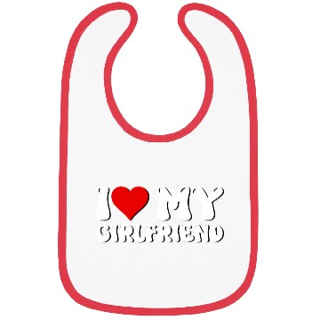 Discover Groovy I Love My Girlfriend Bibs