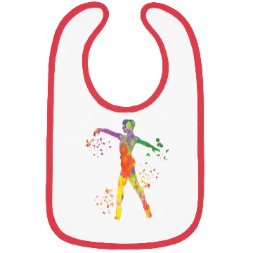 Discover Ballet Dancer Colorsplash Man Ballerino Bibs