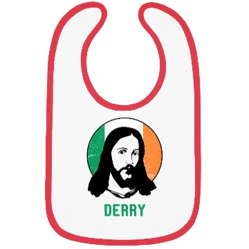 Discover Derry Ireland Flag Jesus St Patricks Day Bibs