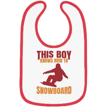 Discover This Boy Knows How To Snowboard Bibs
