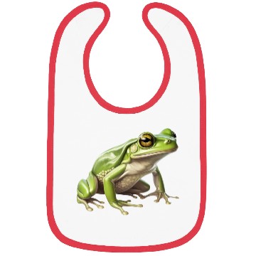 Discover tree Frog - Vibrant Animal Design Bibs