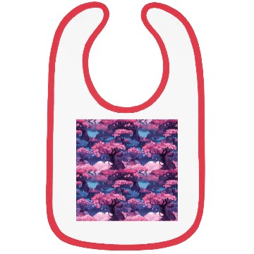 Discover Anime Euphoria: Fantasy Cherry Blossom Dreamscape Bibs