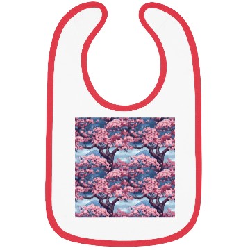 Discover Anime Euphoria: Fantasy Cherry Blossom Dreamscape Bibs