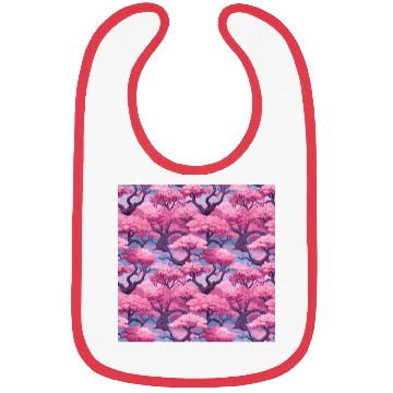 Discover Anime Euphoria: Fantasy Cherry Blossom Dreamscape Bibs