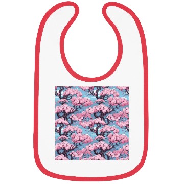 Discover Anime Euphoria: Fantasy Cherry Blossom Dreamscape Bibs