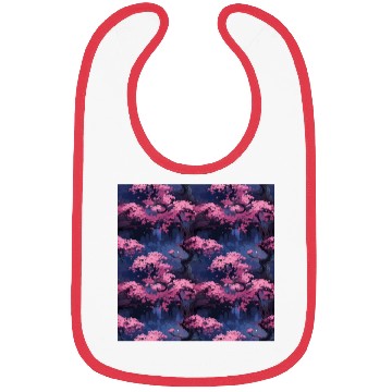 Discover Anime Euphoria: Fantasy Cherry Blossom Dreamscape Bibs