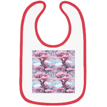 Discover Anime Euphoria: Fantasy Cherry Blossom Dreamscape Bibs