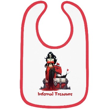 Discover Ghost Pirate Girl Bibs