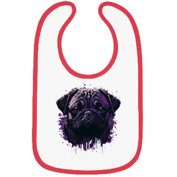 Discover scary Pug Bibs
