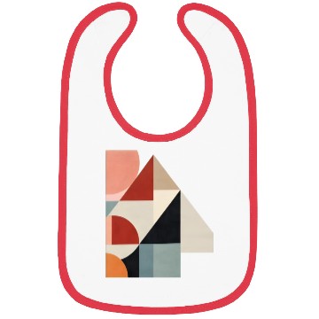 Discover Floral Modern Geometric Mid Century 11 Bibs