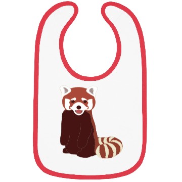 Discover Happy Red Panda Bibs