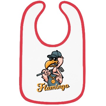 Discover Flamingo Golf Bibs