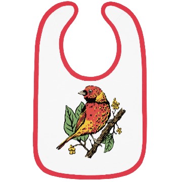 Discover Bird Illustration Bibs