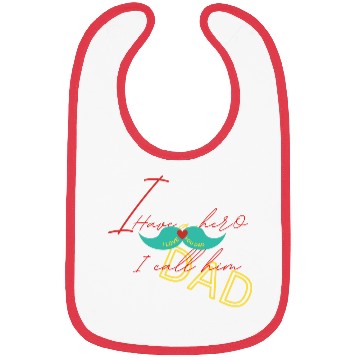 Discover I love my dad Bibs