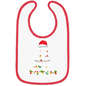 Discover Geometry Math Science Teacher Xmas Tree Funny Bibs