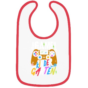 Discover Kindergarten Funny Back2School Video Games Bibs