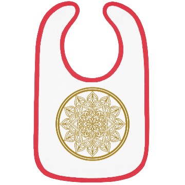 Discover Mandala Gold Art Bibs