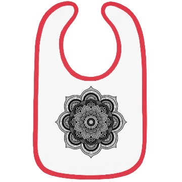 Discover Colorful Mandala Pattern Modern 2 Bibs