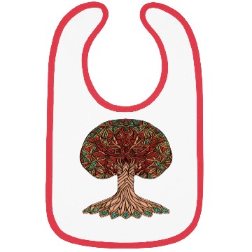 Discover Tree: detailed, relaxing, & positive Bibs