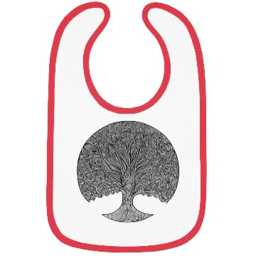 Discover Tree: detailed, relaxing, & positive Bibs