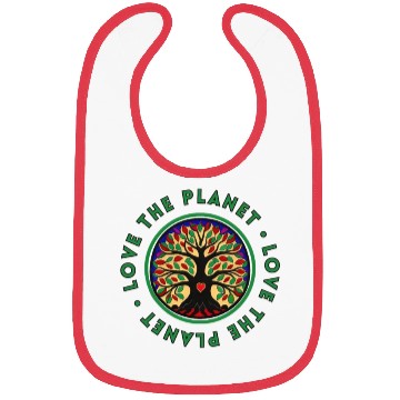 Discover Tree: detailed, relaxing, & positive Bibs