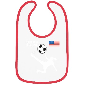 Discover Soccer Equal Play Equal Pay American Flag Bibs