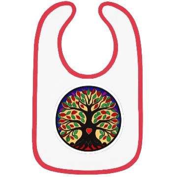 Discover Tree: detailed, relaxing, & positive Bibs
