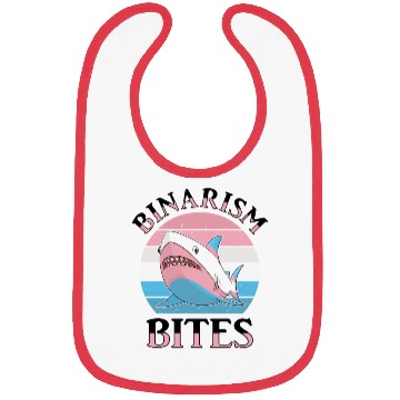 Discover Shark Lover Transgender Pride Flag Trans LGBT Bibs