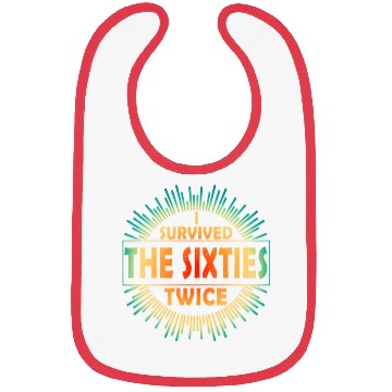 Discover I Survived The Sixties 60S Twice Bibs