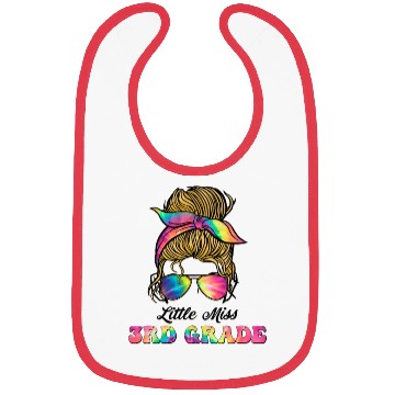 Discover Little Miss Third Grade Teacher Back To School Bibs