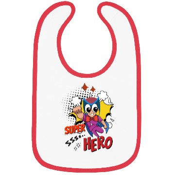 Discover Super Hero Bibs