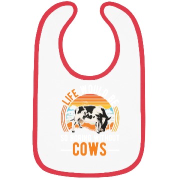 Discover Cow Cattle Breeder Land, Farmer Cows Bibs
