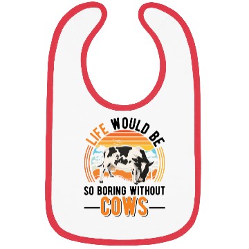 Discover Cow Cattle Breeder Land, Farmer Cows Bibs