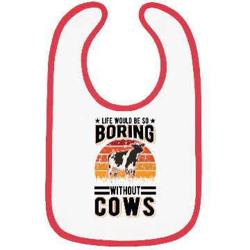 Discover Cow Cattle Breeder Land, Farmer Cows Bibs