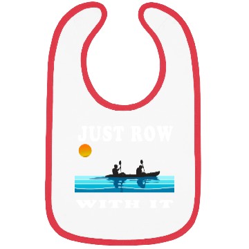 Discover Just Row With It Kayak Retro Bibs